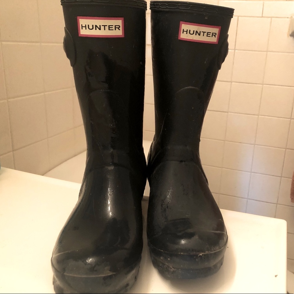 Hunter short matte boots